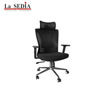 Picture of La Sedia NC-606ABLK Executive Office Chair