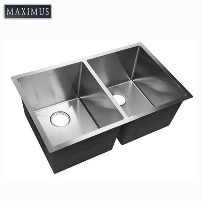 Picture of Maximus Stainless Steel Kitchen Sink MAX-S838DS - Regular Drain
