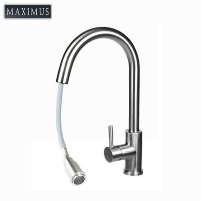 Picture of Maximus Stainless Steel Kitchen Pull out Faucet MAX-F002RS