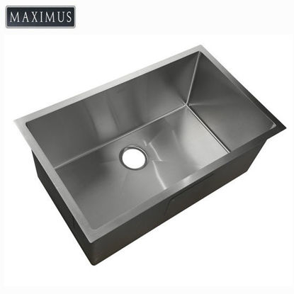 Picture of Maximus Stainless Steel Kitchen Sink  MAX-S812S - Long Special Strainer