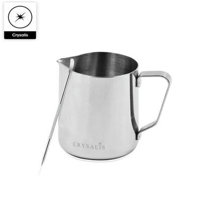 Picture of CRYSALIS Premium Pitcher with Metal Art Pen Milk 350 ml | 11.8 oz Stainless Steel