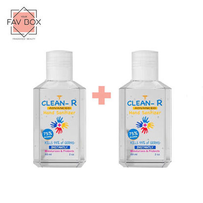 Picture of YOUR FAV BOX Clean-R Hand Sanitizer 60ml 2pcs Bundle