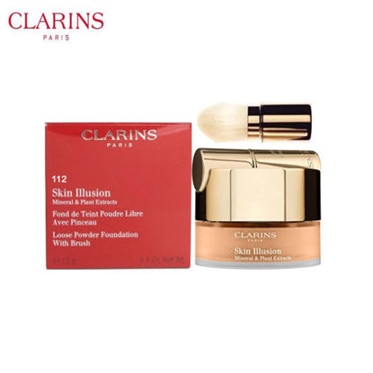 Picture of Clarins Skin Illusion Loose Powder Foundation 112 Amber 13g