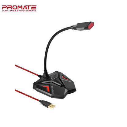 Picture of Promate Streamer High Definition USB Gaming Microphone - Maroon