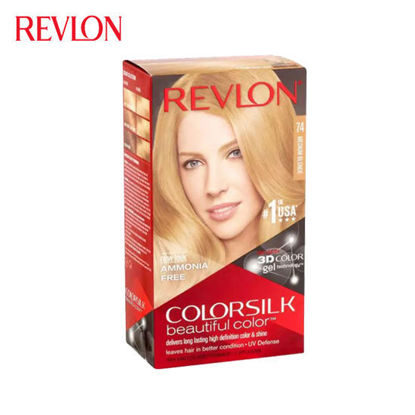 Picture of Revlon Colorsilk Beautiful Color with Keratin 130ml Medium Blonde No.74