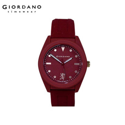 Picture of Giordano G1126-07 Hues Burgundy Silicon Unisex Watch
