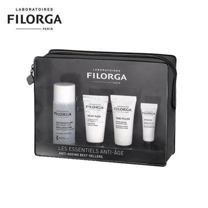 Picture of Your Fav Box Filorga Les Essentiels Anti-Age Solution Micellaire 50ml, Meso Mask 15ml , Time Filler 15ml, Optim Eyes 4ml Set