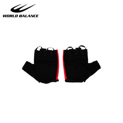 Picture of World Balance Speed Gear Bike Gloves 2 Black/Maroon