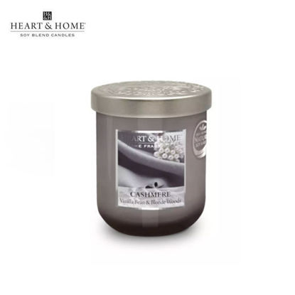 Picture of H&H Cashmere Elegant Fragrance Scented Soy Top Best Selling Candle Jar Small  115g