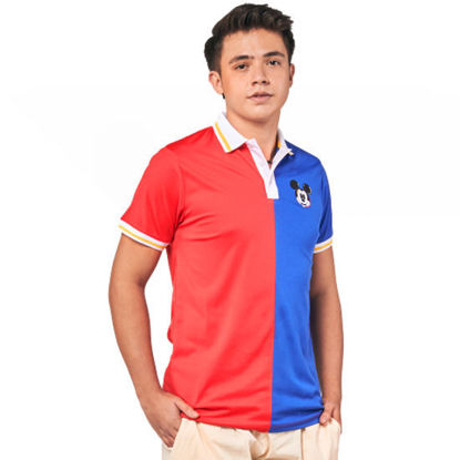 Picture of World Balance Mickey X Bandila Polo Shirt Blue-Red