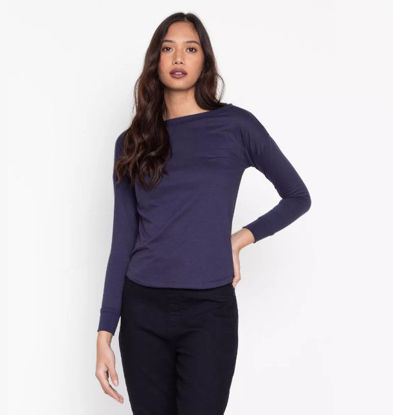 Picture of Famous Sabrina Top 09 For Women Navy Blue L