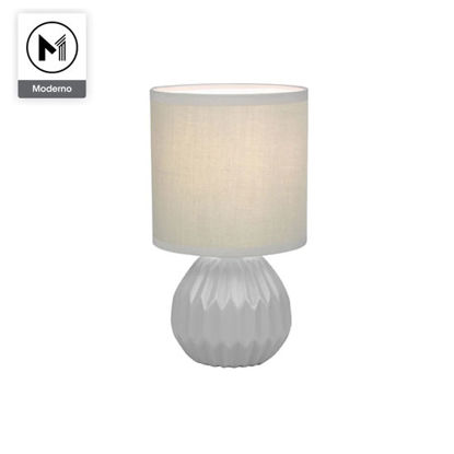 Picture of Moderno Premium Ceramic Table Lamp - Grey