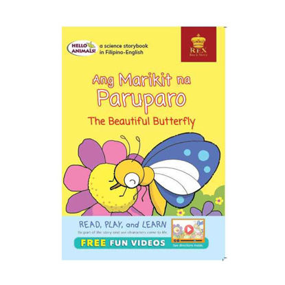 Picture of Rex Book Store Inc Hello Animals: Ang Marikit na Paruparo|The Beautiful Butterfly