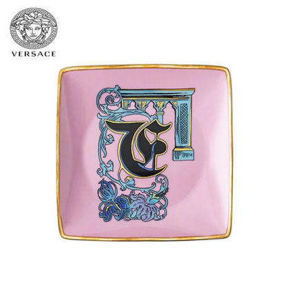 Picture of Versace Holiday Alphabet F Bowl 12cm Square Flat